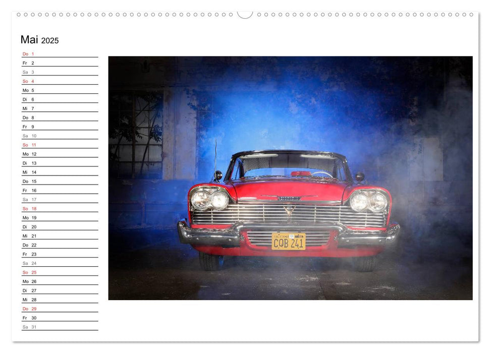 John Carpenter´s Christine (CALVENDO Premium Wandkalender 2025)