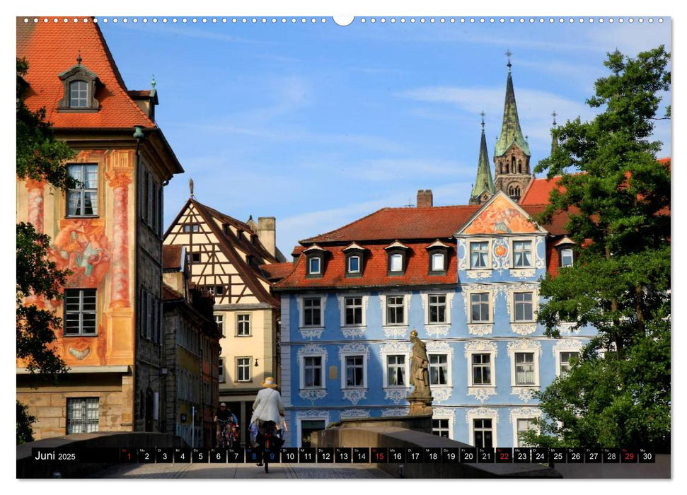 Bezauberndes Bamberg (CALVENDO Premium Wandkalender 2025)