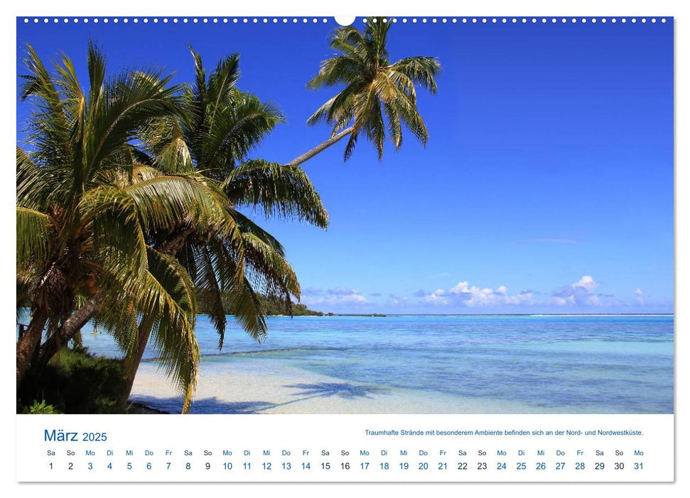 Südsee-Insel Mo'orea (CALVENDO Wandkalender 2025)