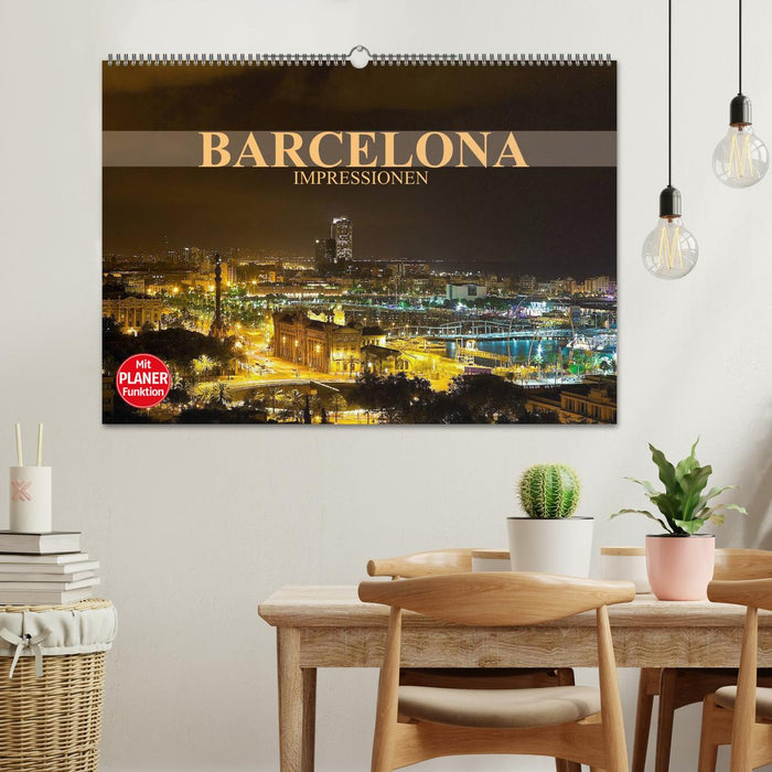 Barcelona Impressionen (CALVENDO Wandkalender 2025)
