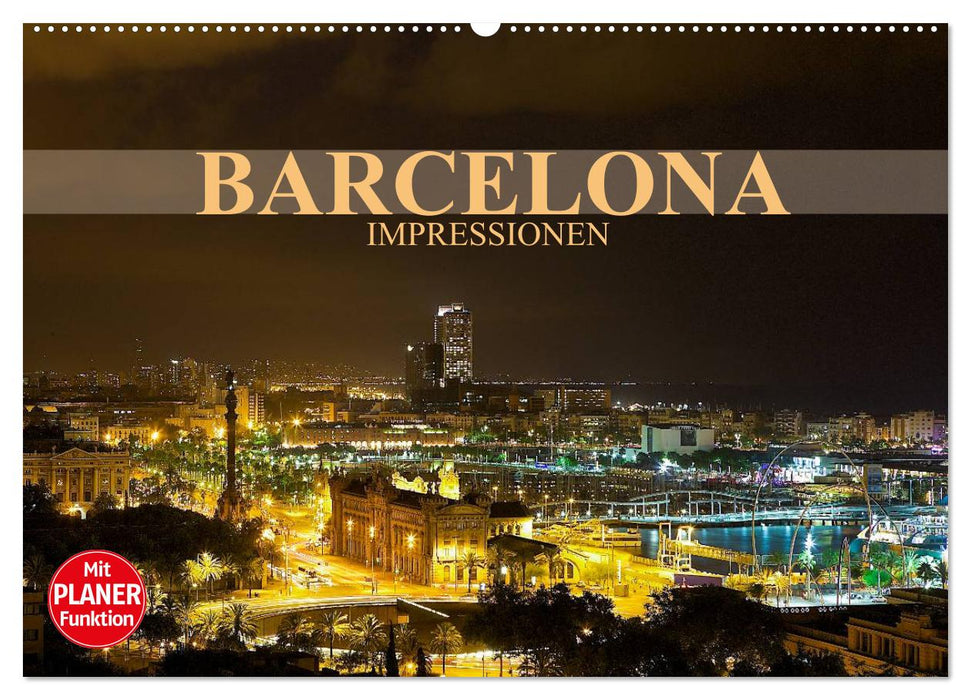 Barcelona Impressionen (CALVENDO Wandkalender 2025)