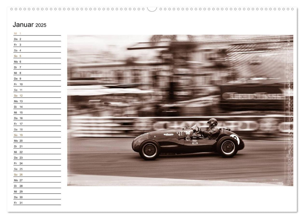 Grand Prix historique de Monaco (CALVENDO Premium Wandkalender 2025)