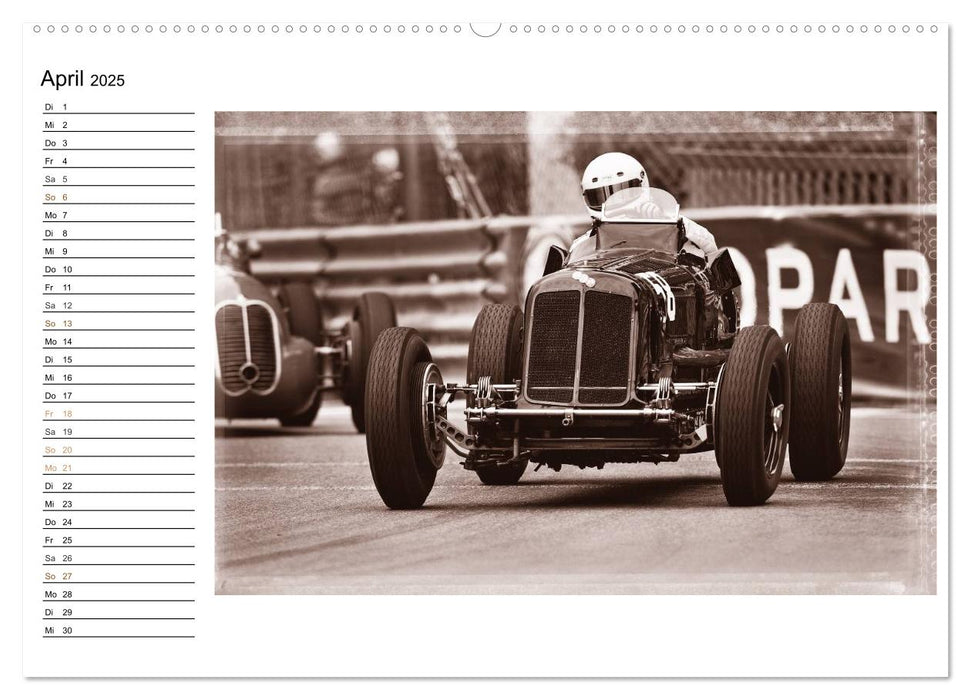 Grand Prix historique de Monaco (CALVENDO Premium Wandkalender 2025)