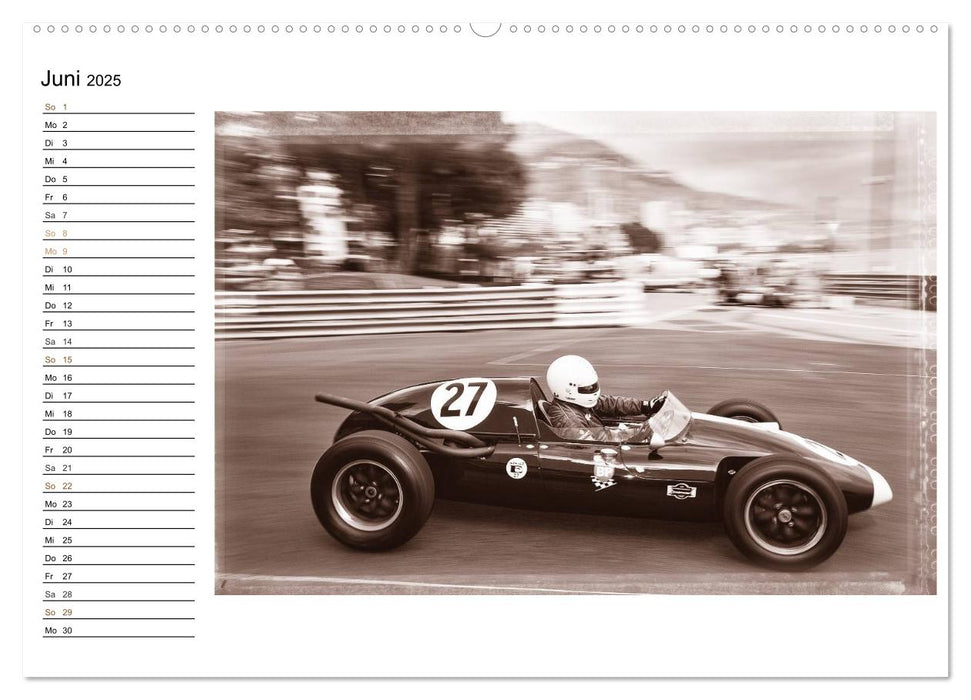 Grand Prix historique de Monaco (CALVENDO Premium Wandkalender 2025)