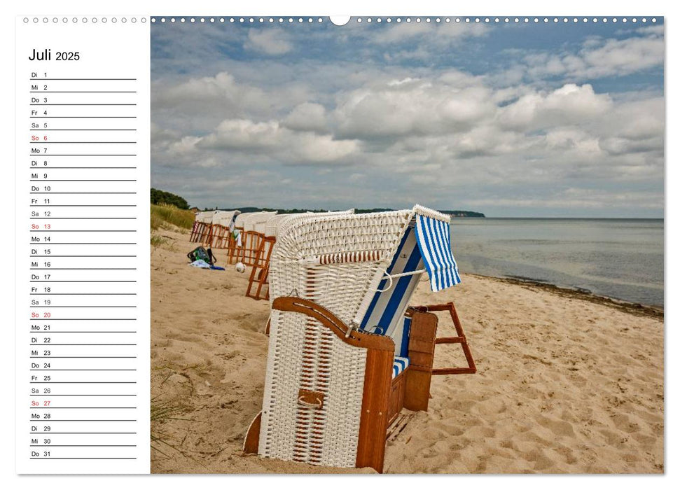 Urlaubsparadies Rügen (CALVENDO Premium Wandkalender 2025)