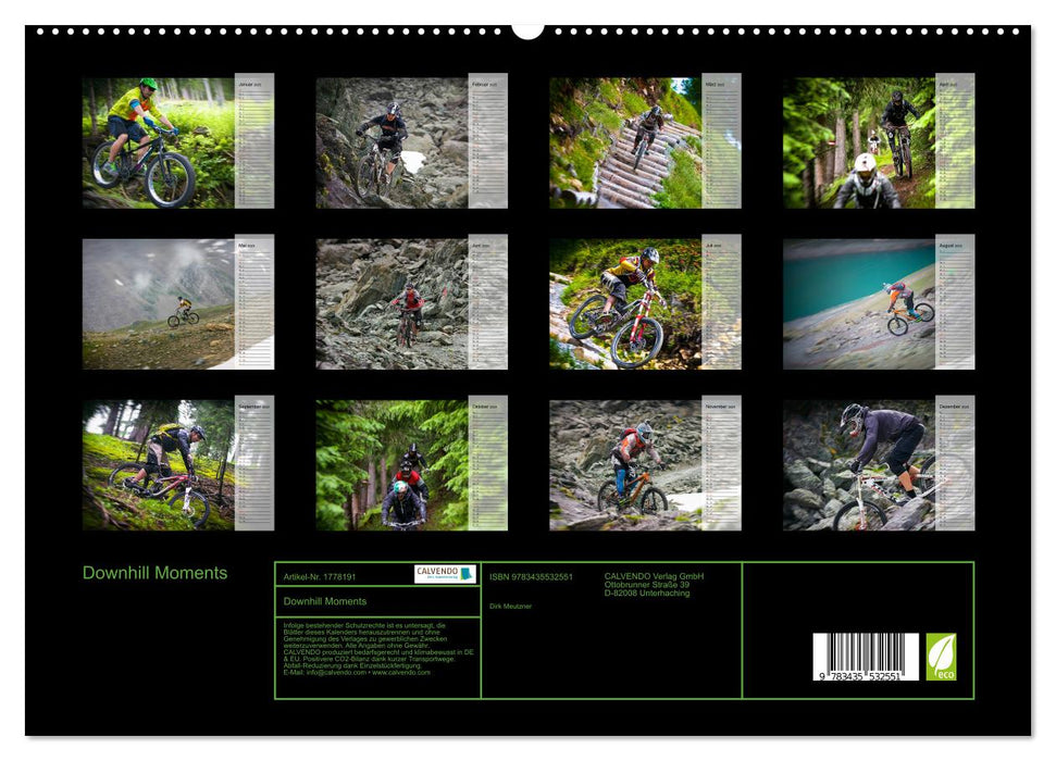 Downhill Moments (CALVENDO Premium Wandkalender 2025)