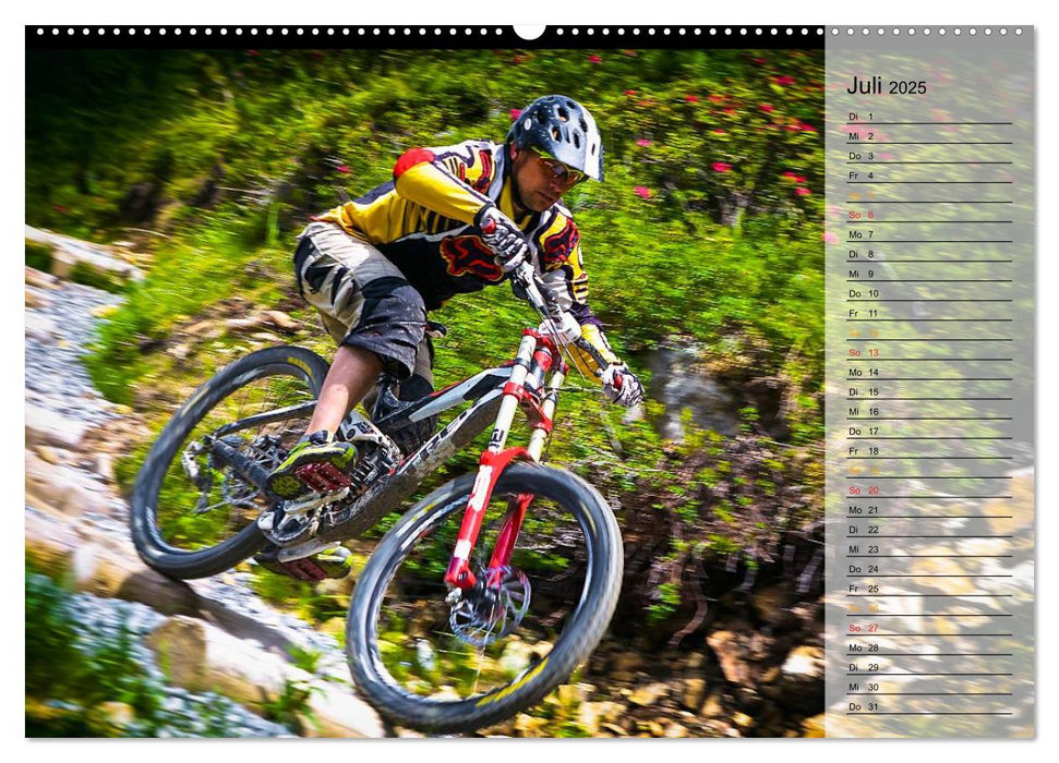 Downhill Moments (CALVENDO Premium Wandkalender 2025)