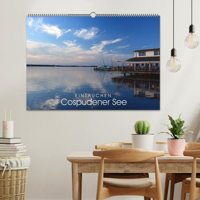 EINTAUCHEN - Cospudener See (CALVENDO Wandkalender 2025)