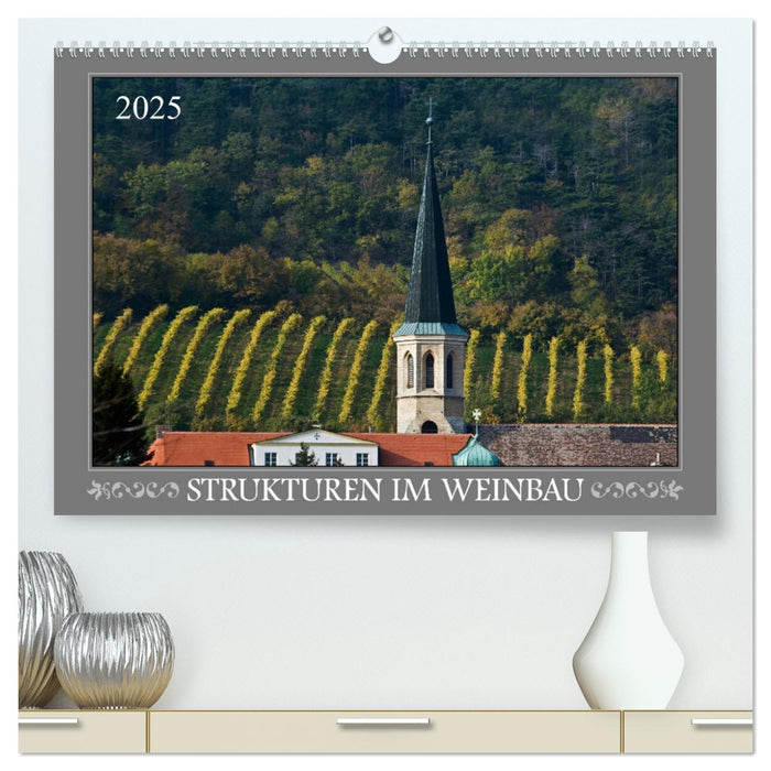 Strukturen im Weinbau (CALVENDO Premium Wandkalender 2025)