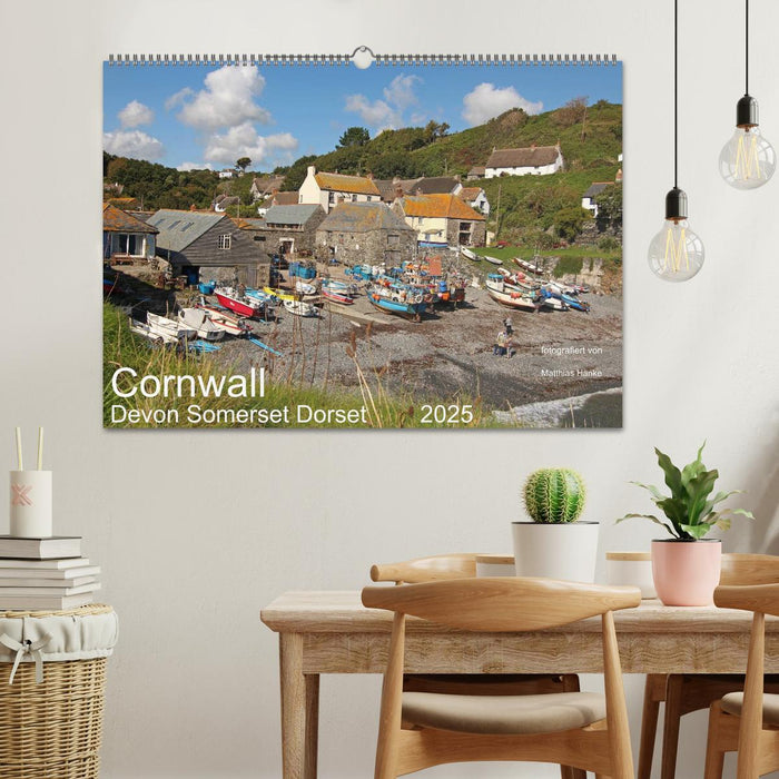 Cornwall - Devon Somerset Dorset (CALVENDO Wandkalender 2025)