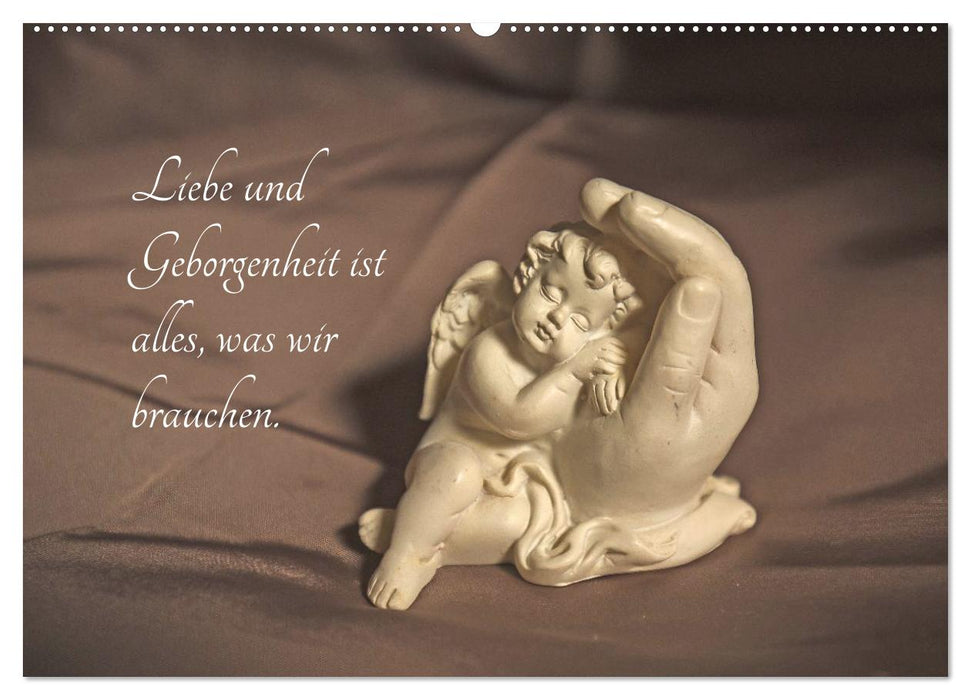 Engel - Die Worte der Liebe (CALVENDO Premium Wandkalender 2025)