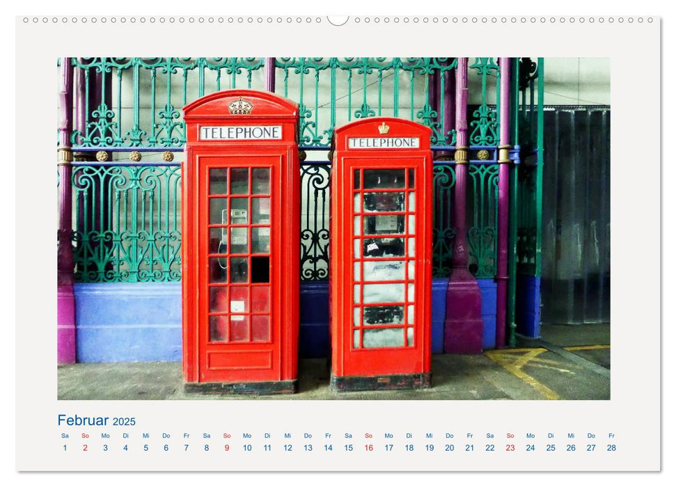 Stippvisite in London (CALVENDO Premium Wandkalender 2025)