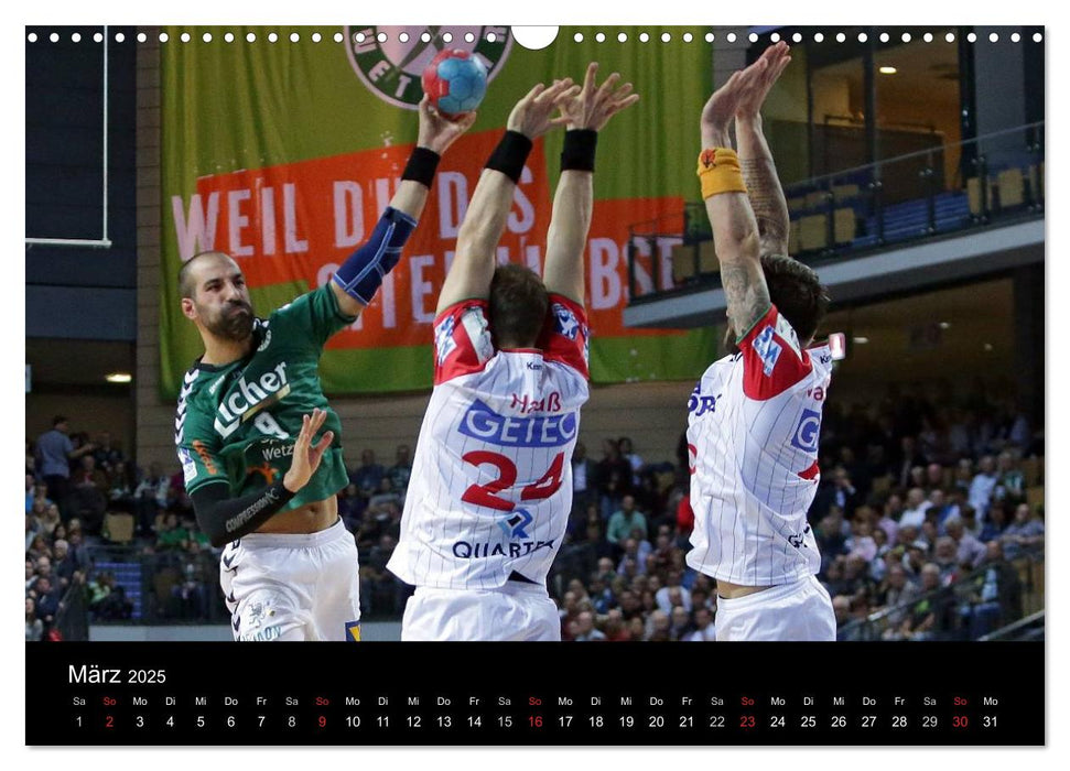 Handball Bundesliga - HSG Wetzlar (CALVENDO Wandkalender 2025)