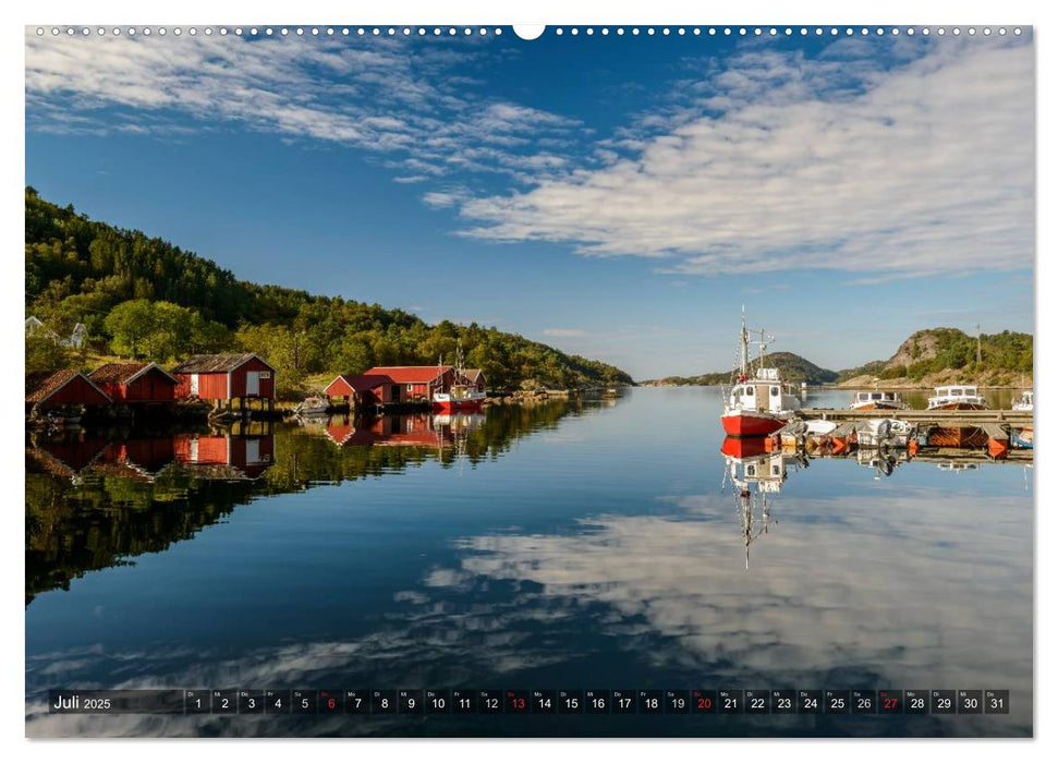 Norwegens Süden (CALVENDO Premium Wandkalender 2025)