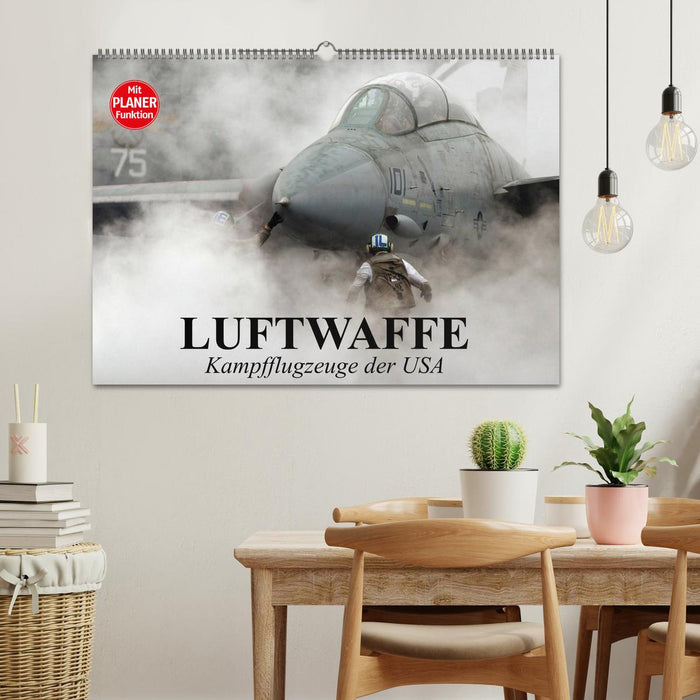 Luftwaffe. Kampfflugzeuge der USA (CALVENDO Wandkalender 2025)