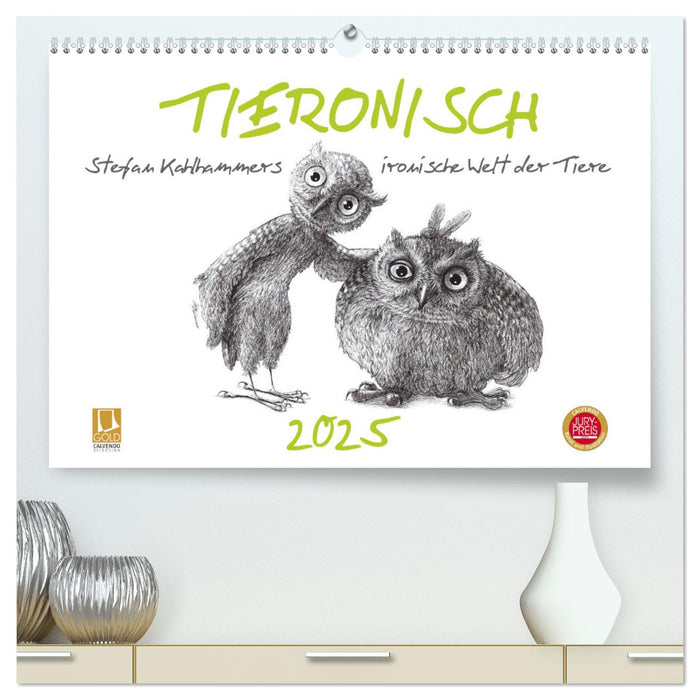 TIERONISCH (CALVENDO Premium Wandkalender 2025)