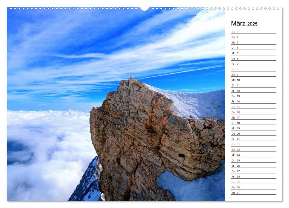 Die Alpen – vom Tal bis zum Gipfel (CALVENDO Premium Wandkalender 2025)