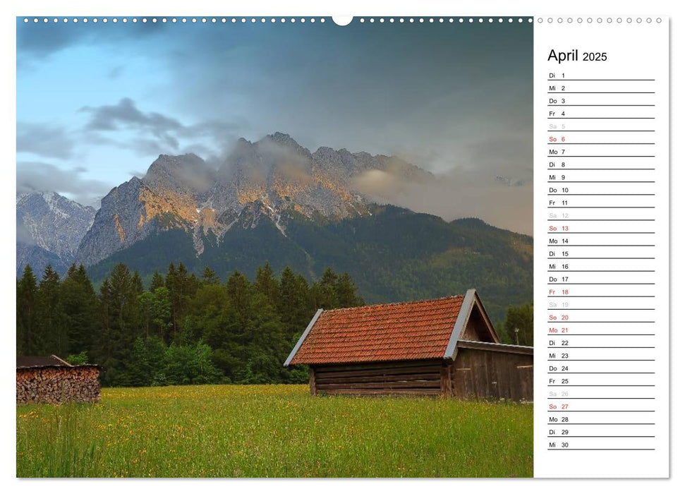 Die Alpen – vom Tal bis zum Gipfel (CALVENDO Premium Wandkalender 2025)