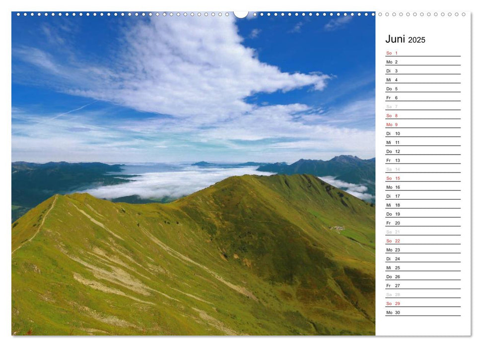 Die Alpen – vom Tal bis zum Gipfel (CALVENDO Premium Wandkalender 2025)