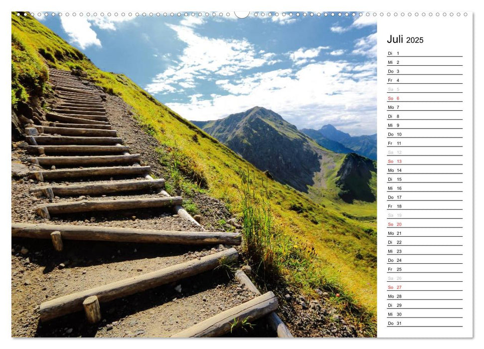 Die Alpen – vom Tal bis zum Gipfel (CALVENDO Premium Wandkalender 2025)