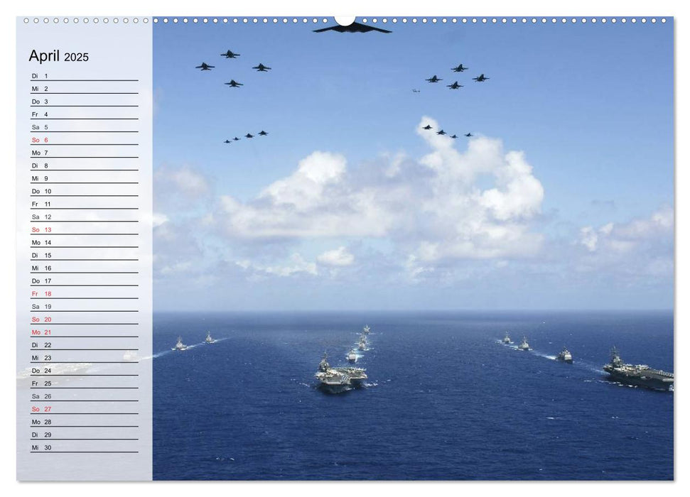 Streitkraft. Militärische Impressionen (CALVENDO Wandkalender 2025)