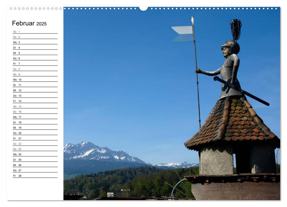 Erleben Sie LUZERN (CALVENDO Premium Wandkalender 2025)