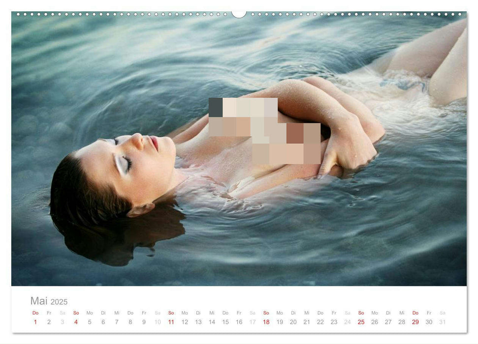 Wasser und Nymphen - Akt am Wasser (CALVENDO Premium Wandkalender 2025)