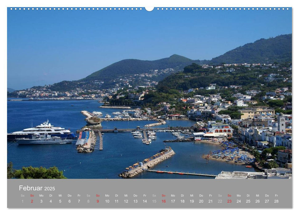 Ischia, die grüne Insel (CALVENDO Wandkalender 2025)