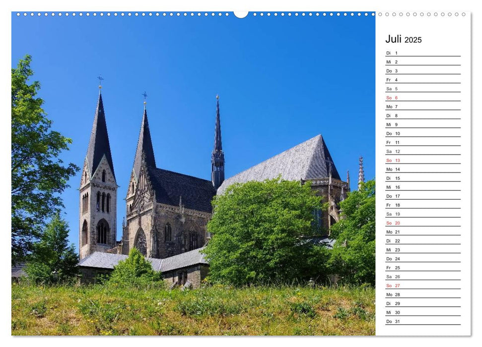 Halberstadt - Das Tor zum Harz (CALVENDO Premium Wandkalender 2025)