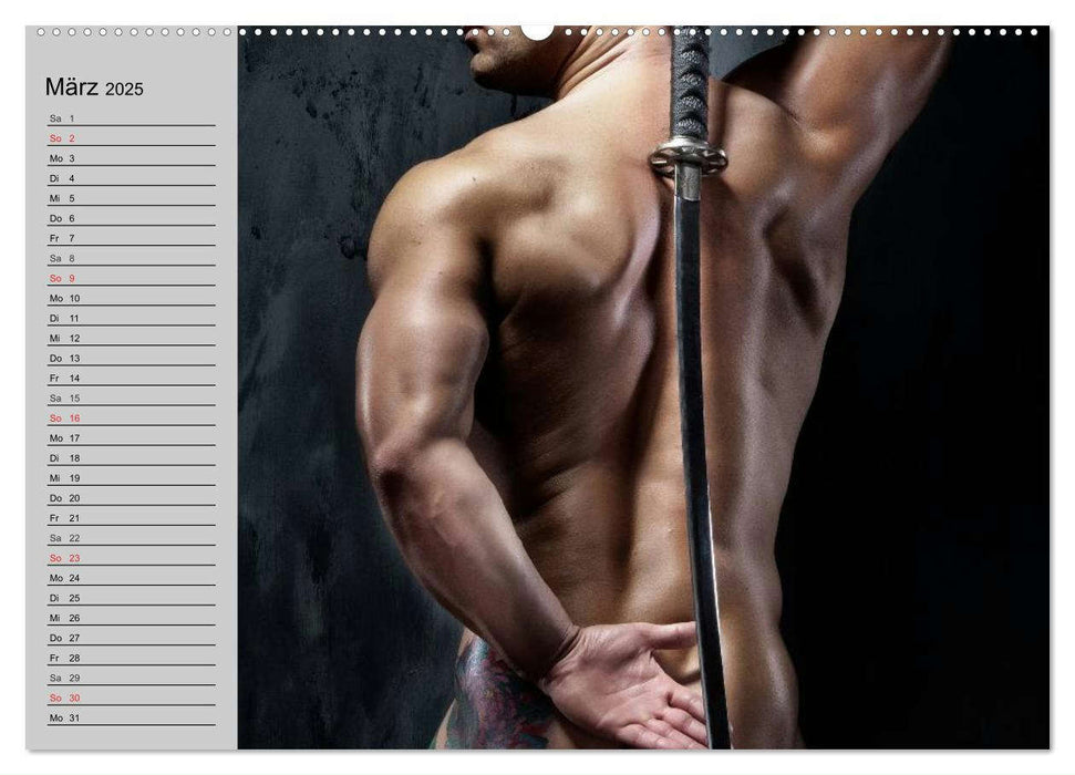 Erotische Männer. Adonis und Co. (CALVENDO Premium Wandkalender 2025)