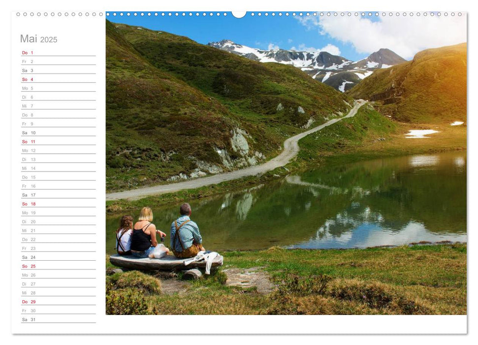 Bekannte und unbekannte Gewässer in Südtirol (CALVENDO Premium Wandkalender 2025)