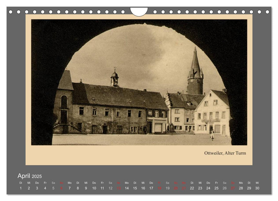 Saarland - vunn domols (frieher), Landkreis Neunkirchen (CALVENDO Wandkalender 2025)