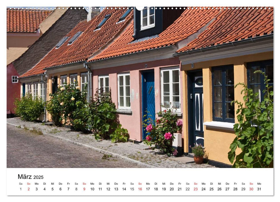 Insel Ærø - Perle der Dänischen Südsee (CALVENDO Premium Wandkalender 2025)