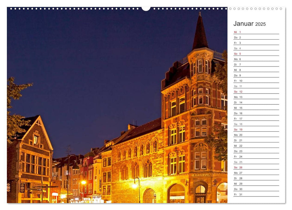 Kaiserstadt Aachen (CALVENDO Premium Wandkalender 2025)