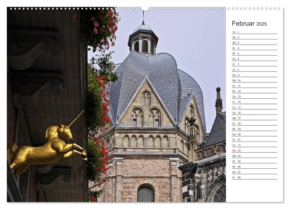 Kaiserstadt Aachen (CALVENDO Premium Wandkalender 2025)