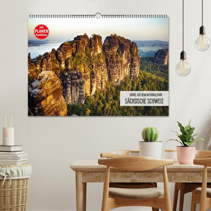 Grüße aus dem Nationalpark Sächsische Schweiz (CALVENDO Wandkalender 2025)