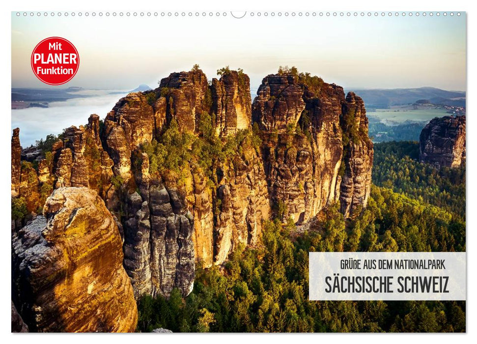 Grüße aus dem Nationalpark Sächsische Schweiz (CALVENDO Wandkalender 2025)