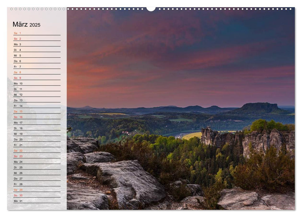 Grüße aus dem Nationalpark Sächsische Schweiz (CALVENDO Wandkalender 2025)