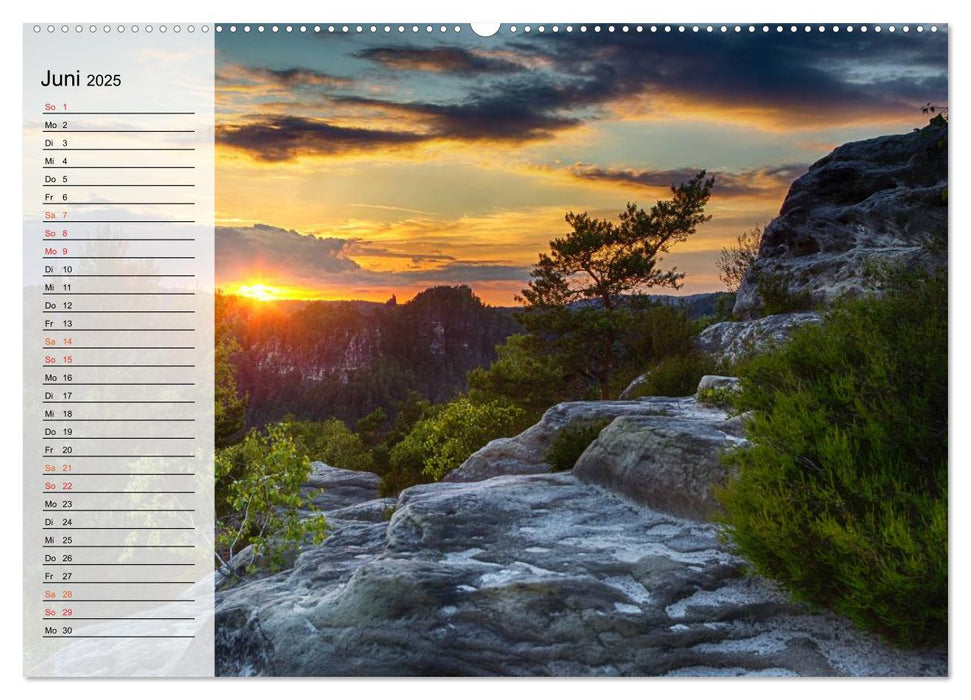 Grüße aus dem Nationalpark Sächsische Schweiz (CALVENDO Wandkalender 2025)