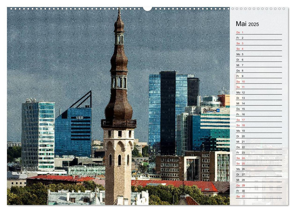 Estland - Streifzüge durch das nördliche Baltikum (CALVENDO Premium Wandkalender 2025)