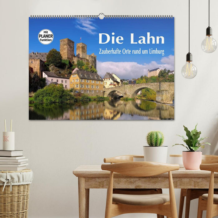 Die Lahn - Zauberhafte Orte rund um Limburg (CALVENDO Wandkalender 2025)