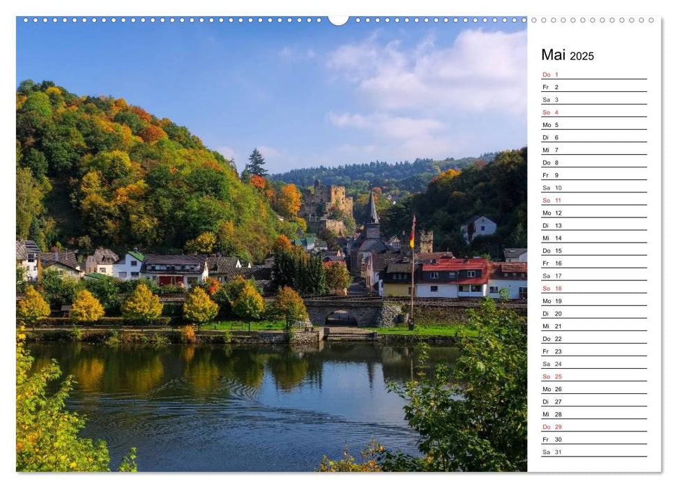 Die Lahn - Zauberhafte Orte rund um Limburg (CALVENDO Wandkalender 2025)