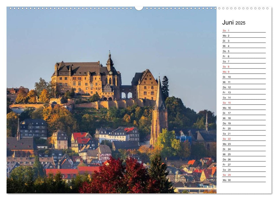 Die Lahn - Zauberhafte Orte rund um Limburg (CALVENDO Wandkalender 2025)