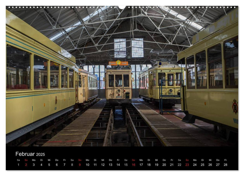 Kusttram Belgien (CALVENDO Premium Wandkalender 2025)