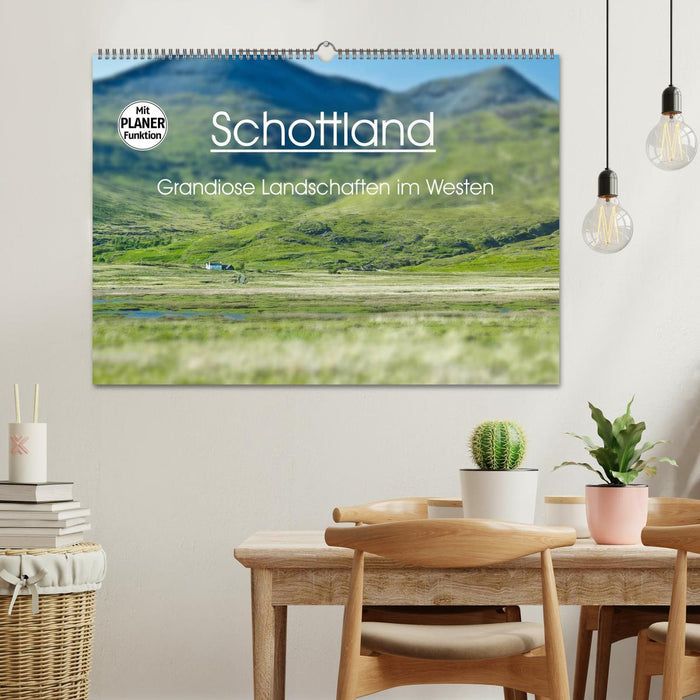 Schottland - grandiose Landschaften im Westen (CALVENDO Wandkalender 2025)