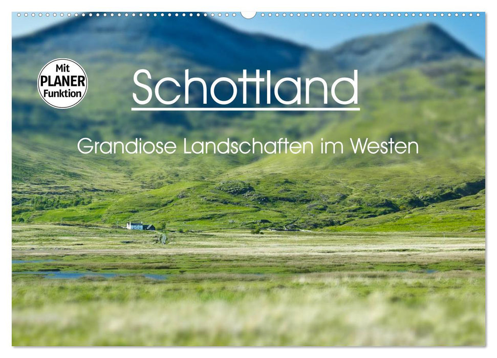 Schottland - grandiose Landschaften im Westen (CALVENDO Wandkalender 2025)