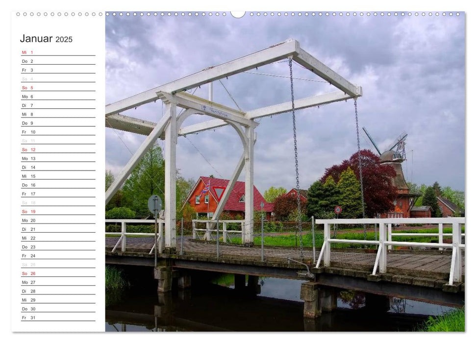 Ostfriesland - zwischen Watt und Moor (CALVENDO Premium Wandkalender 2025)