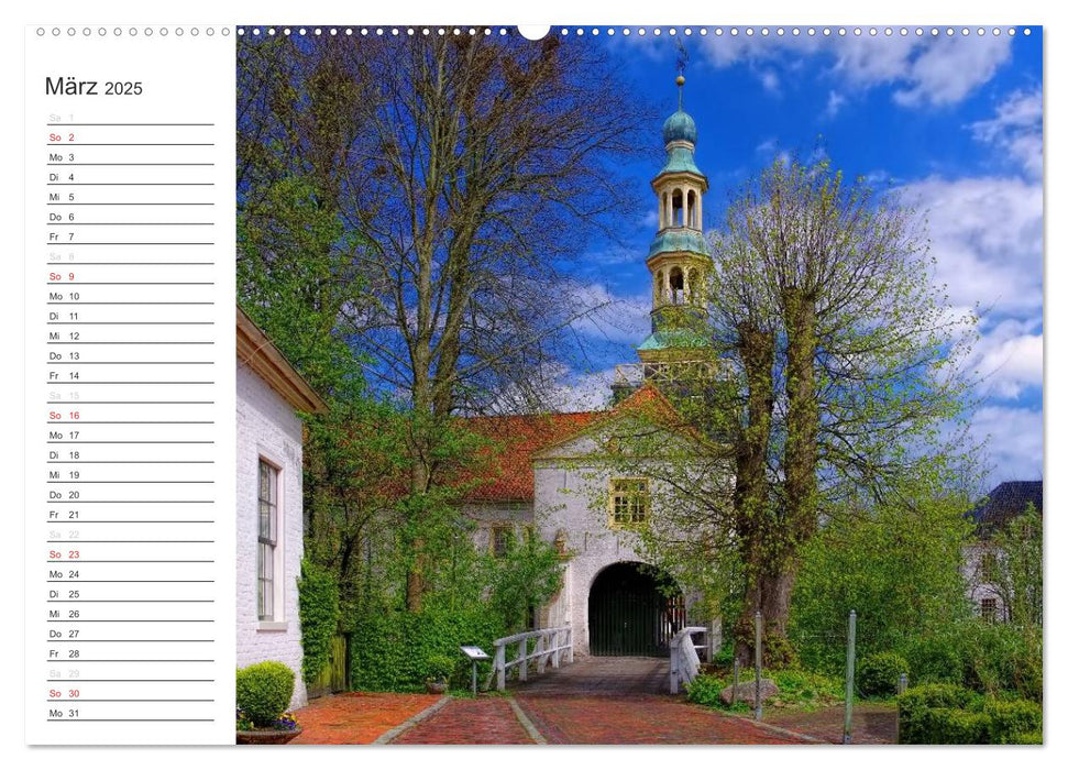 Ostfriesland - zwischen Watt und Moor (CALVENDO Premium Wandkalender 2025)