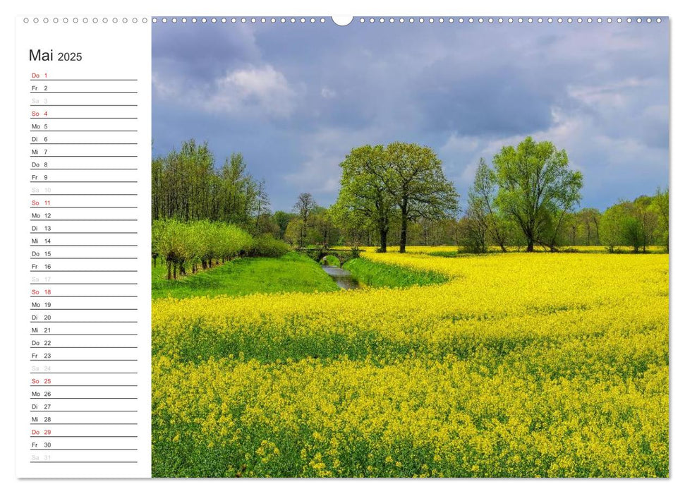 Ostfriesland - zwischen Watt und Moor (CALVENDO Premium Wandkalender 2025)