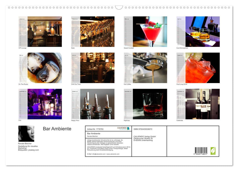 Bar Ambiente (CALVENDO Wandkalender 2025)